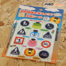 Reflekterande Shining Adhesive PVC Penguin Stickers